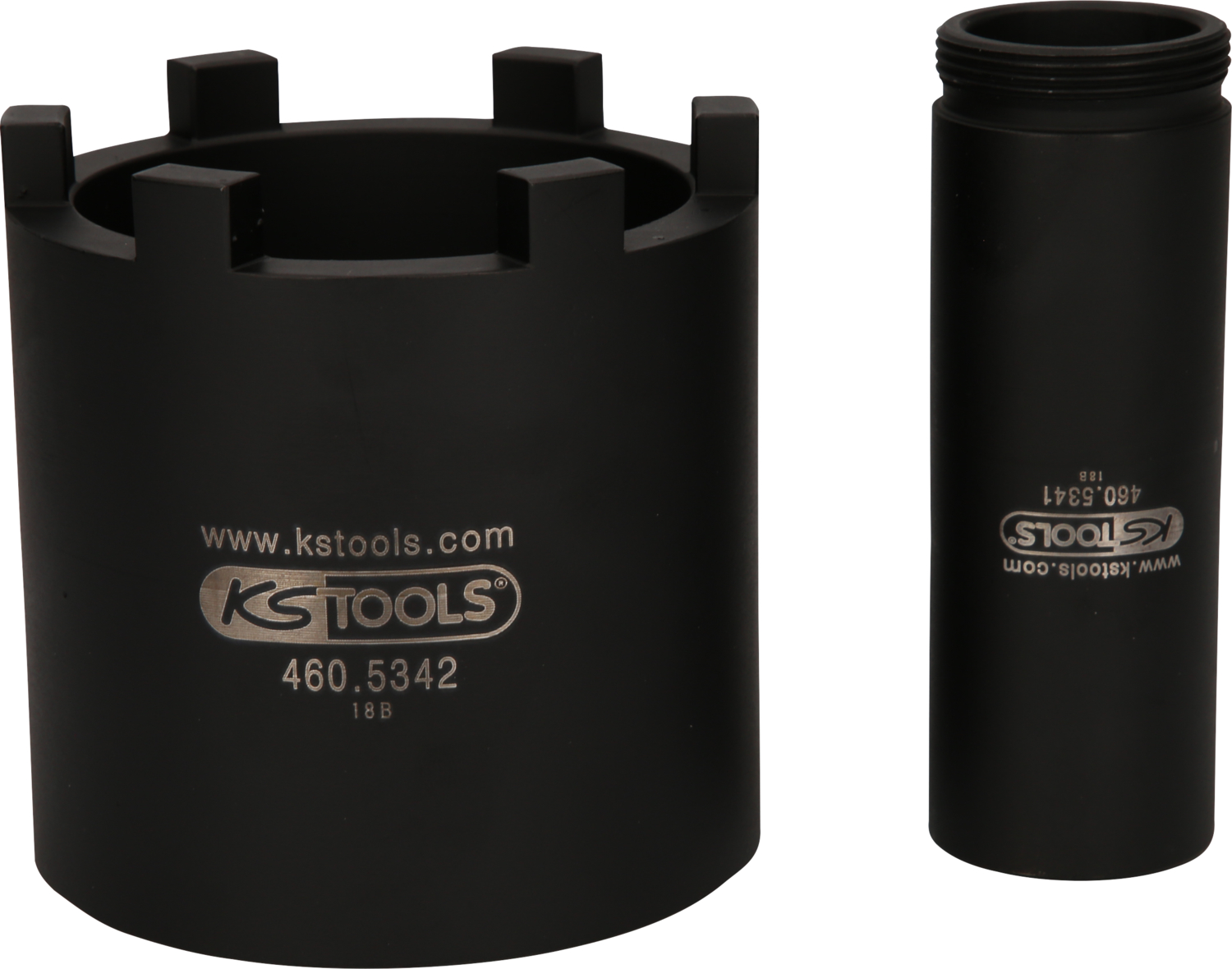 KS Tools Nutmuttern-Schlüssel-Satz mit Führungsrohr für MAN, Ø 76,5 mm , 2-tlg