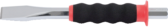 KS Tools Flachmeißel mit Handschutzgriff, 8-kant, 20mm
