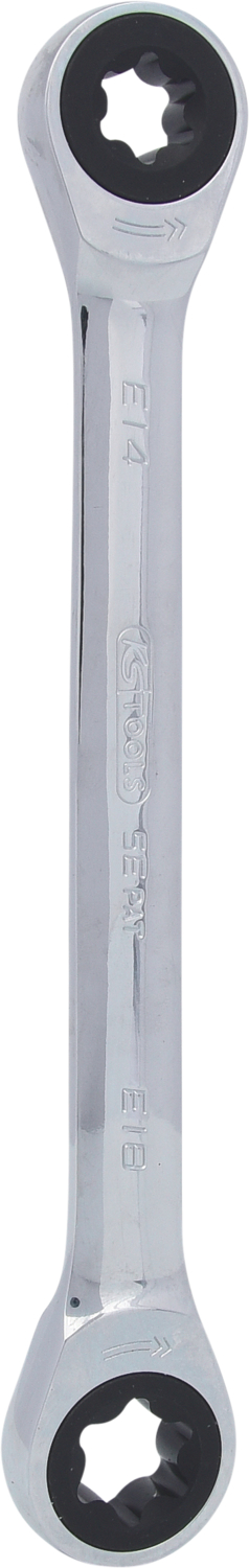 KS Tools GEARplus Torx-E-Doppel-Ratschenringschlüssel
