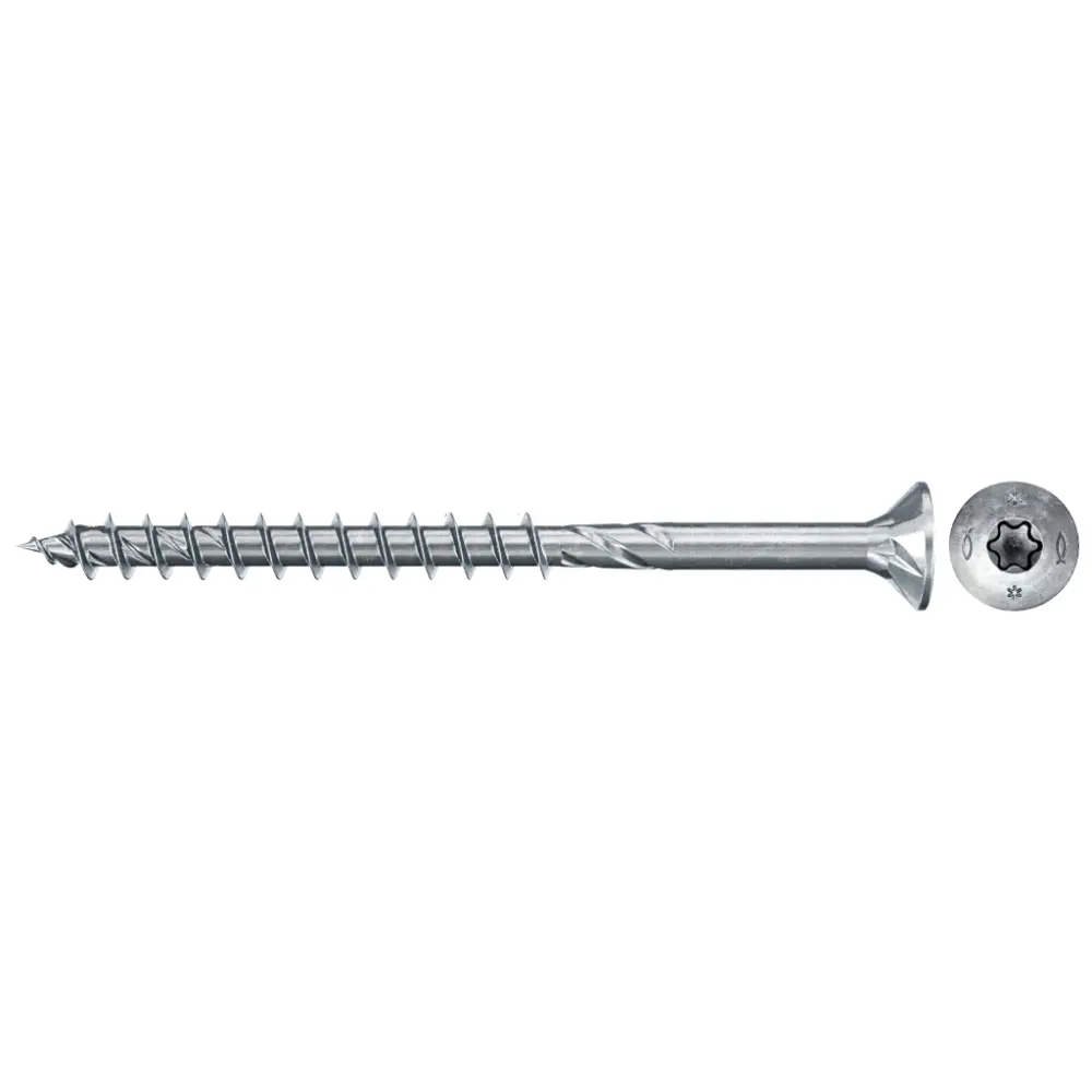 Fischer Spanplattenschraube 4,5x60 PowerFast FPF II CTP BC, Senkkopf, Innenstern TX. Teilgewinde