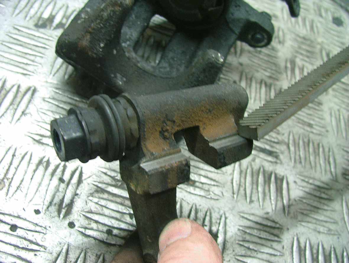 KS Tools Bremssattelfeilenblatt extra schmal, 150mm