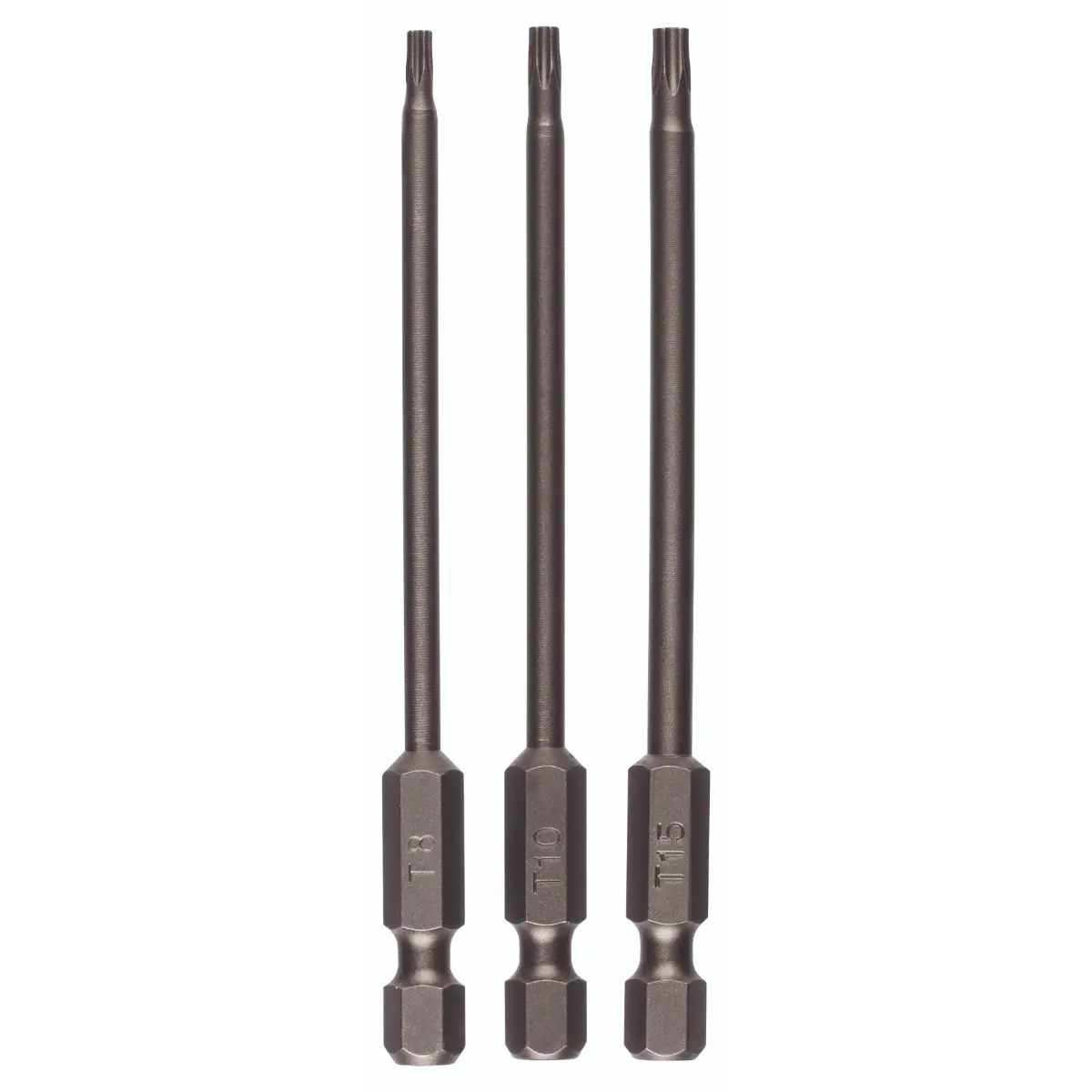 Bosch Schrauberklingen-Set für Innen-Torx-Schrauben (T8/T10/T15), 3-tlg.