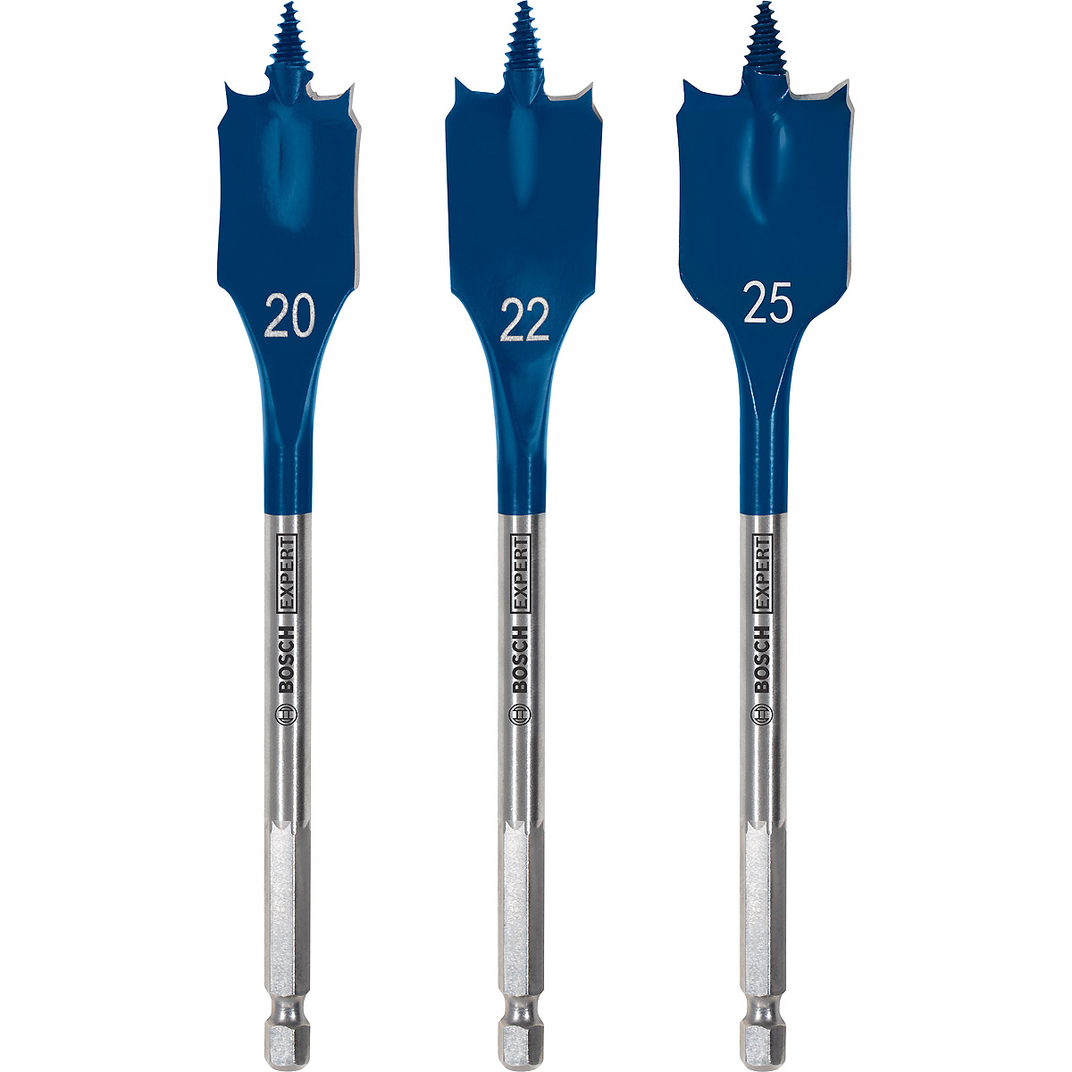 Bosch EXPERT SelfCut Speed Flachfräsbohrer-Set, für Bohrmaschinen 3er-Set