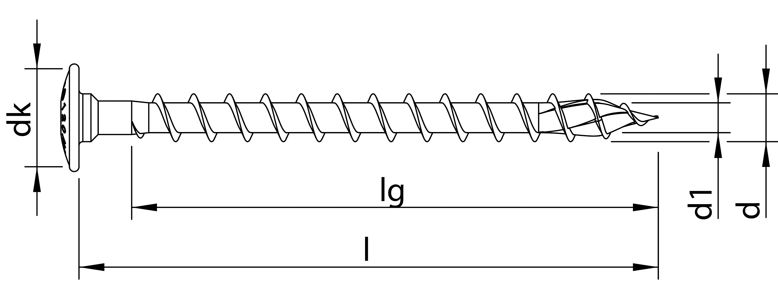 HECO TOPIX-plus, Verbinderschraube, Tellerkopf, T-Drive, 10mm VG, A3K, 50 Stück