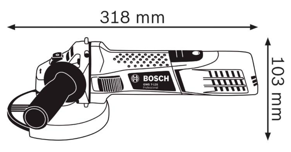 Bosch Winkelschleifer GWS 7-125