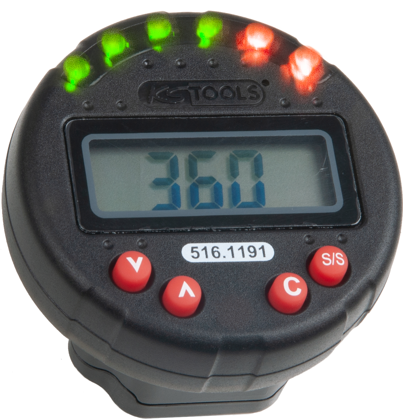 KS Tools Digitaler Drehwinkelmesser mit Magnet, Ø 55,0 mm