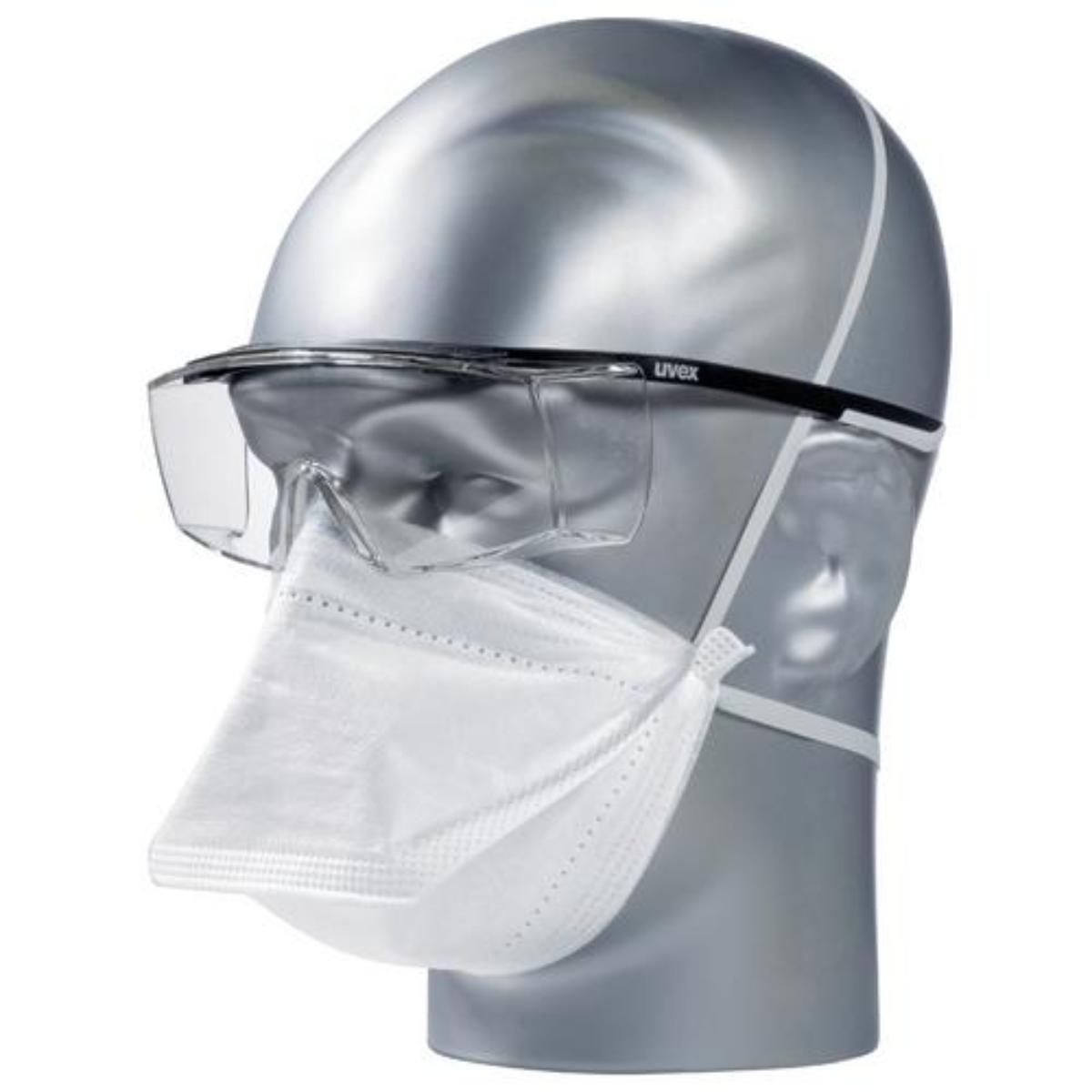 uvex Überbrille super f OTG schwarz, weiß