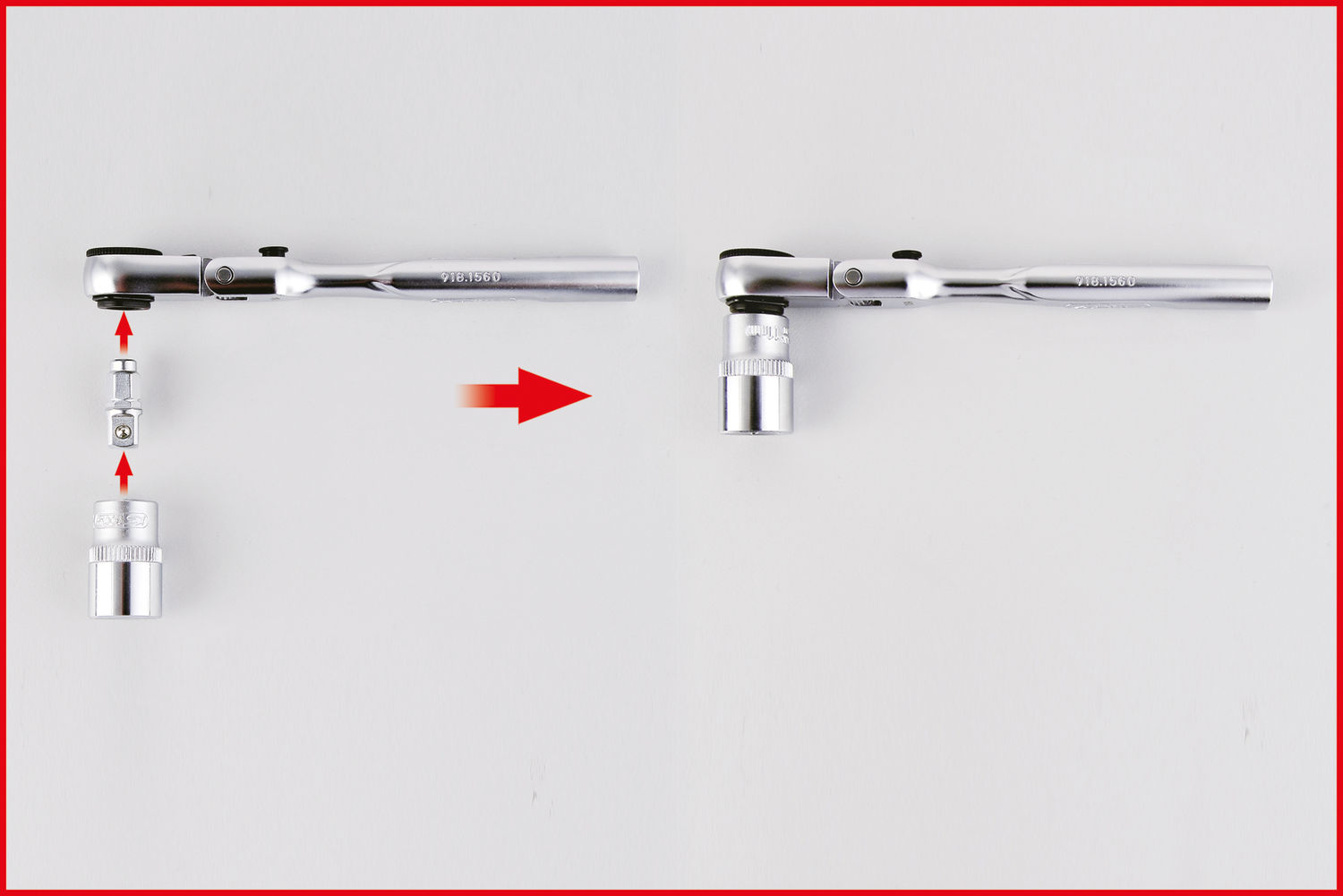 KS Tools 1/4" TORSIONpower Bit-Stecknuss-Box, 33-tlg