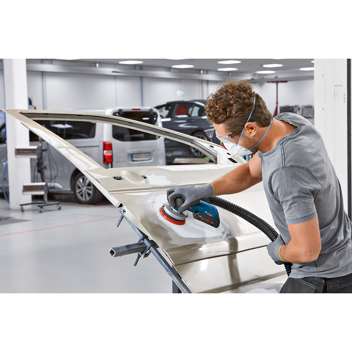 Bosch Akku-Exzenterschleifer GEX 18V-125 in L-BOXX