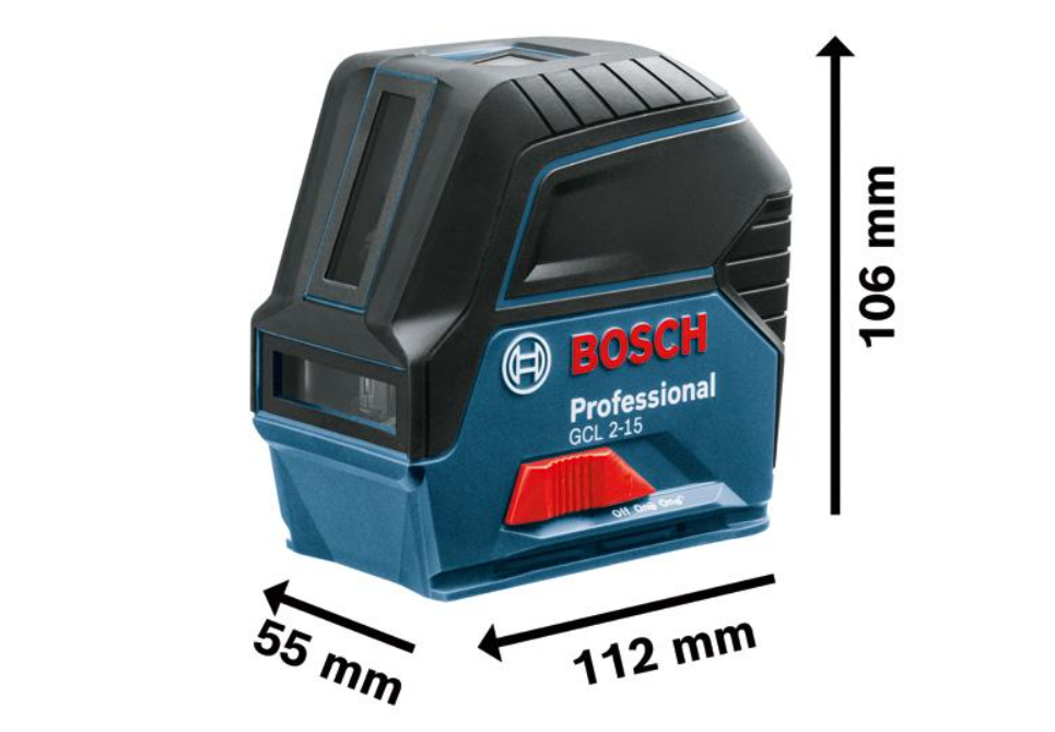 Bosch Kombilaser GCL 2-15, mit Handwerkerkoffer