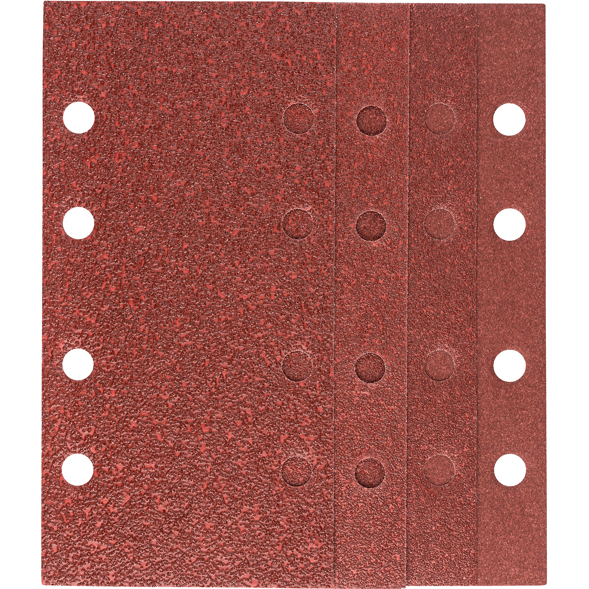 Bosch Schleifblatt-Set für Schwingschleifer, 25-teilig, 8 Löcher, 93 x 185 mm, 40-120