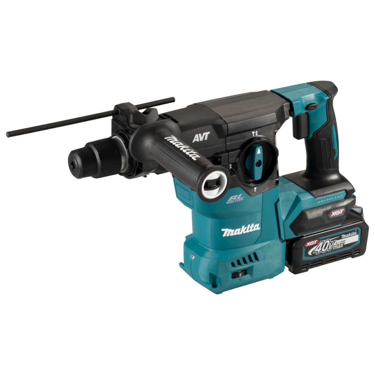 Makita Akku-Kombihammer SDS-PLUS 40V max. / 4,0 Ah, 2 Akkus + Ladegerät im Transportkoffer