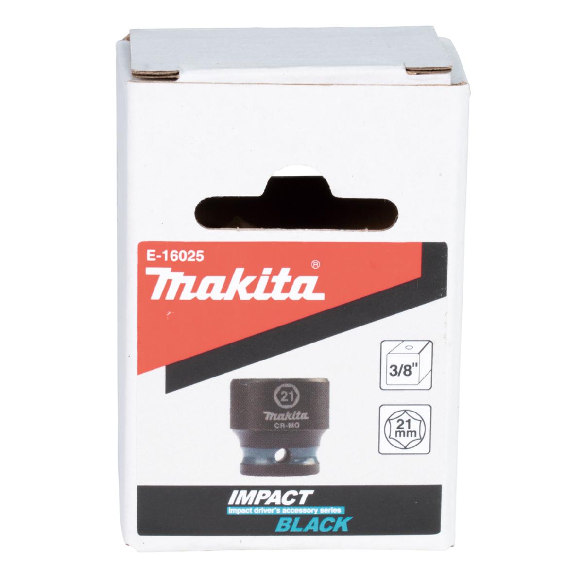 Makita Schlagnuss 3/8 Zoll kurz Impact Black