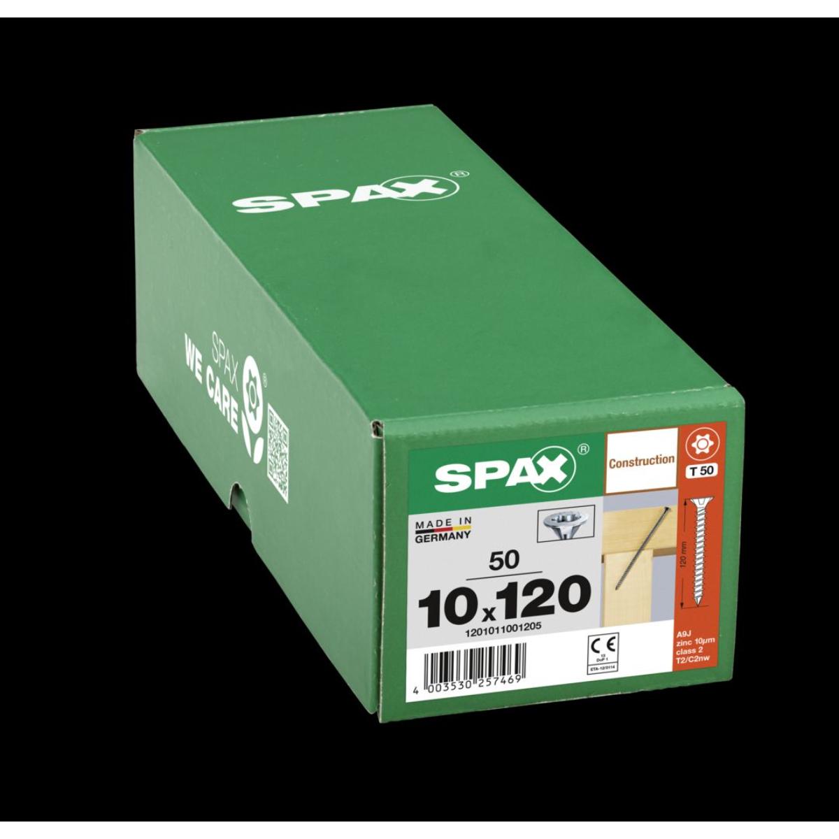 SPAX-S Senkmultikopf T-Star Plus T50 Vollgewinde Cut WIROX, 50 Stück