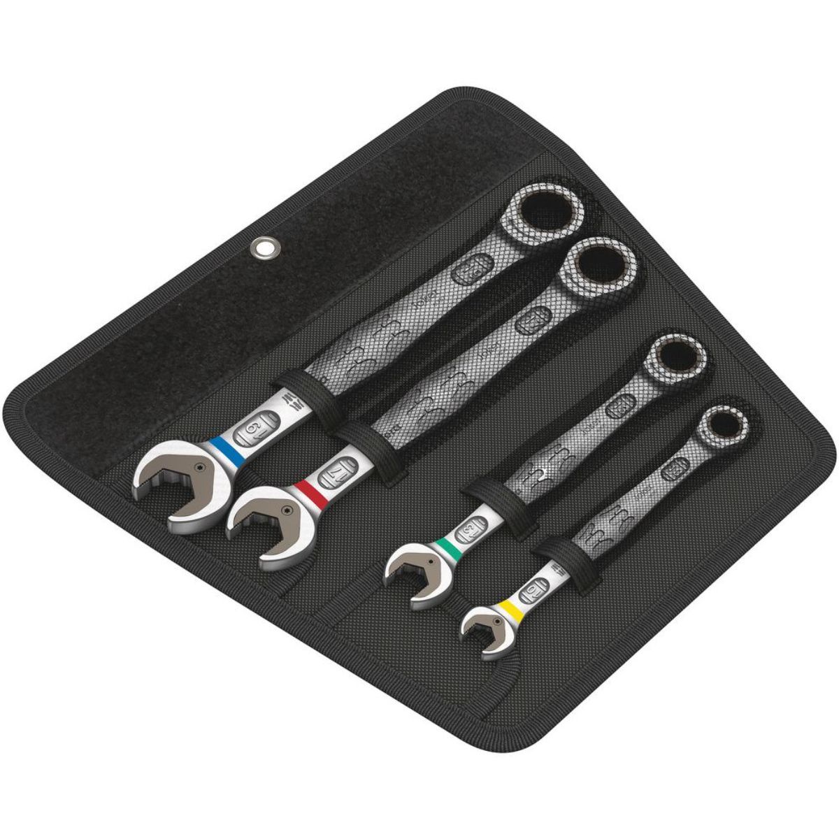 Wera 6000 Joker 4 Set 1 Maul-Ringratschenschlüssel-Satz, 4-teilig