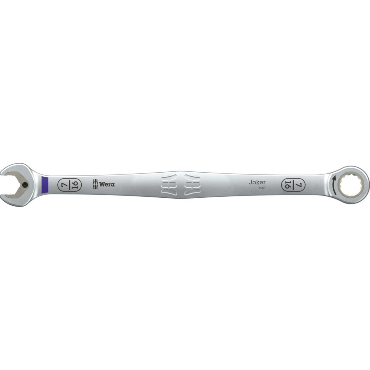 Wera 6007 Joker Maul-Ringratschen-Schlüssel SB, lange Ausführung, zöllig
