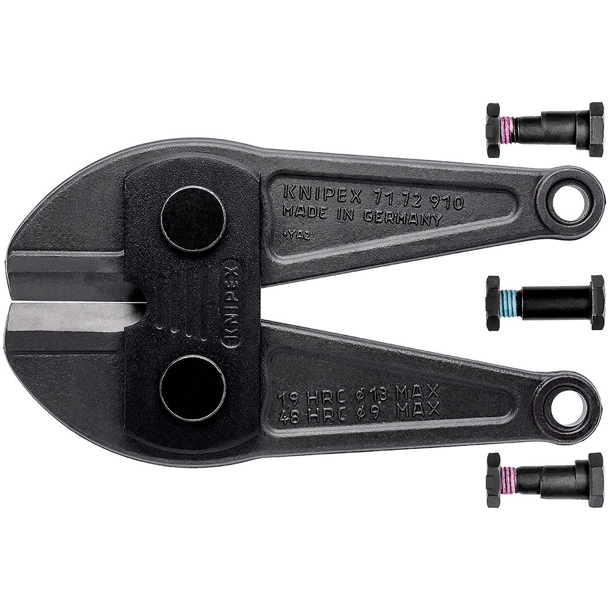 KNIPEX Ersatzmesserkopf für 71 72 910 komplett mit Schrauben 129 mm