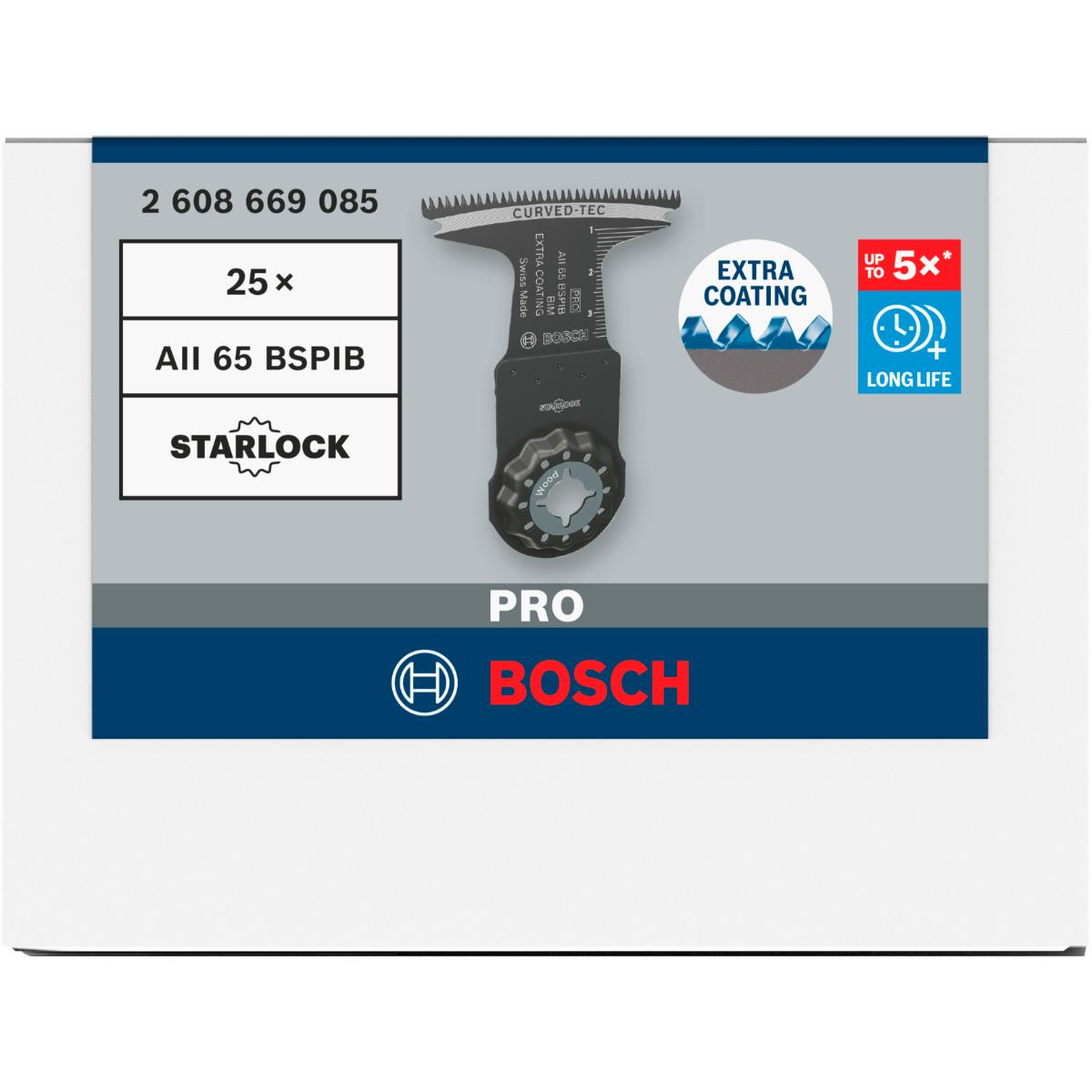 Bosch PRO AII 65 BSPIB Blatt für Multifunktionswerkzeuge,65 x 40 mm