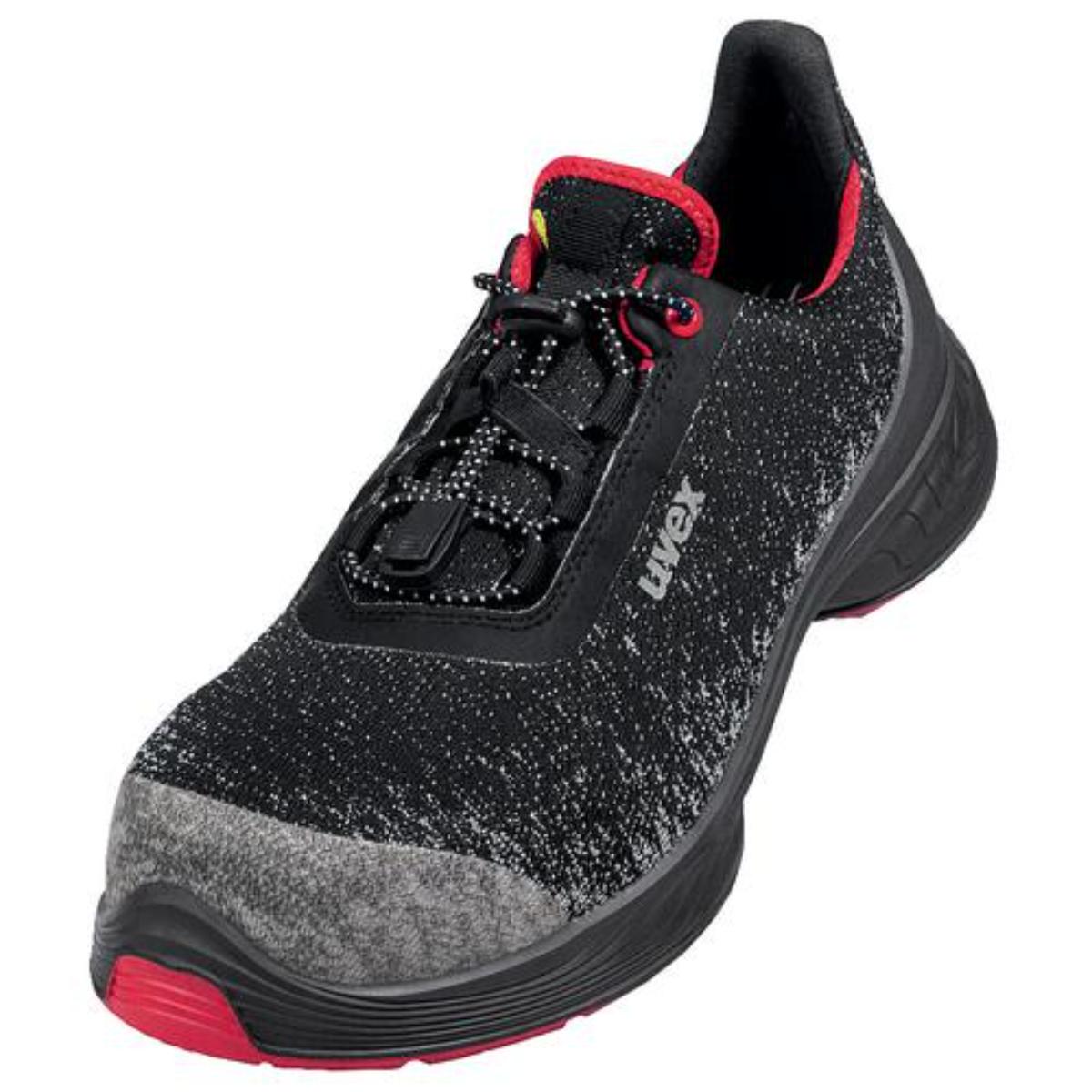 uvex 1 G2 Sicherheitsschuh Halbschuhe S1, schwarz/rot