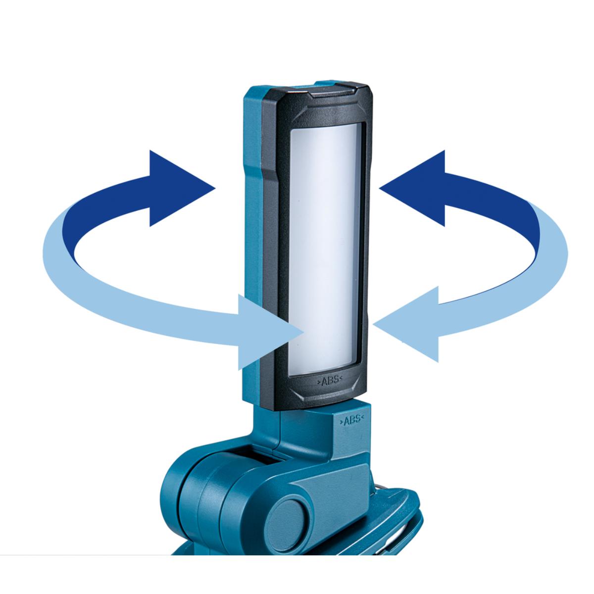 Makita LED-Akku-Arbeitsleuchte 40V max. - 180/400/800 lx - 100/250/500 lm - ML006GX