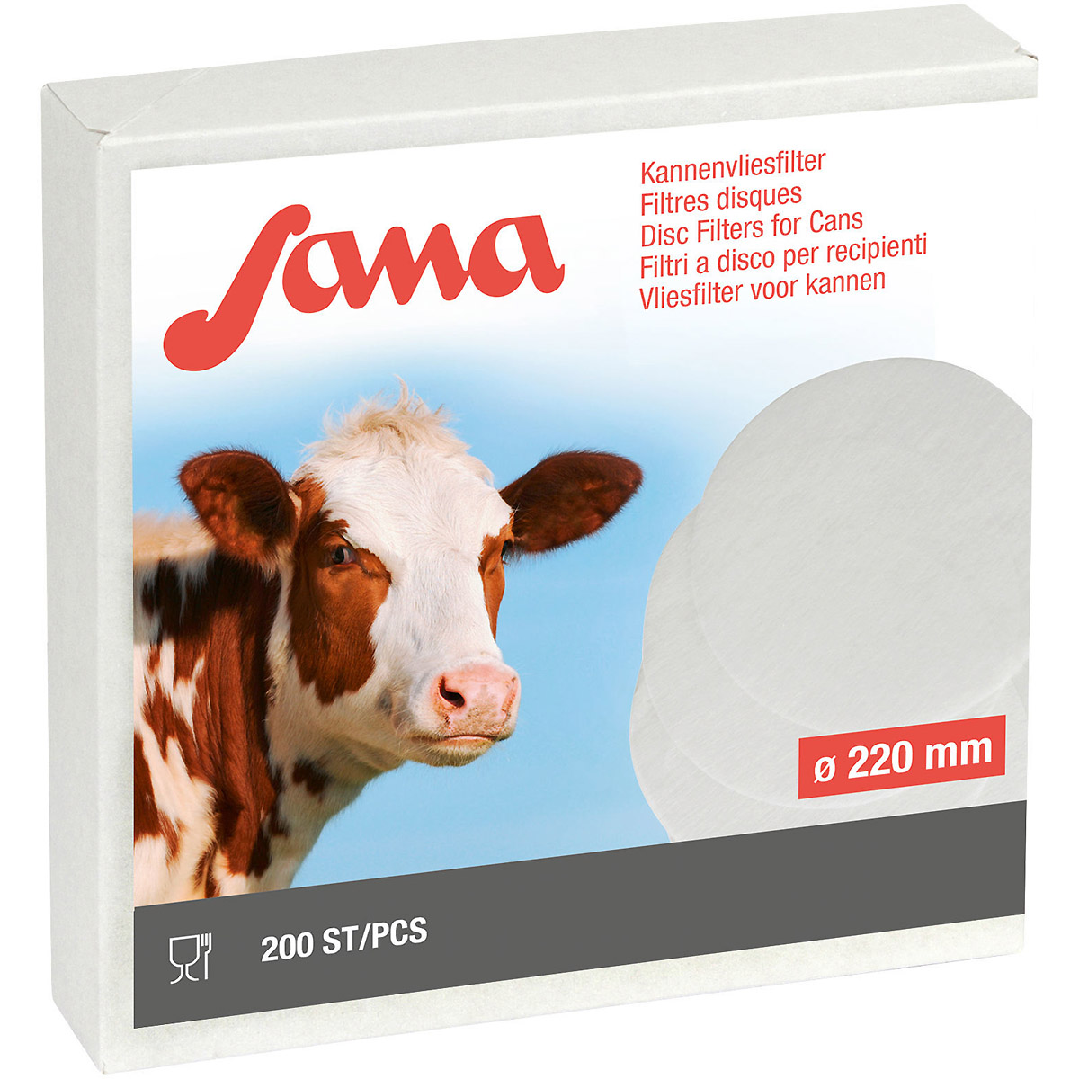 Kerbl Sana-Kannenvliesfilter 200 Stück