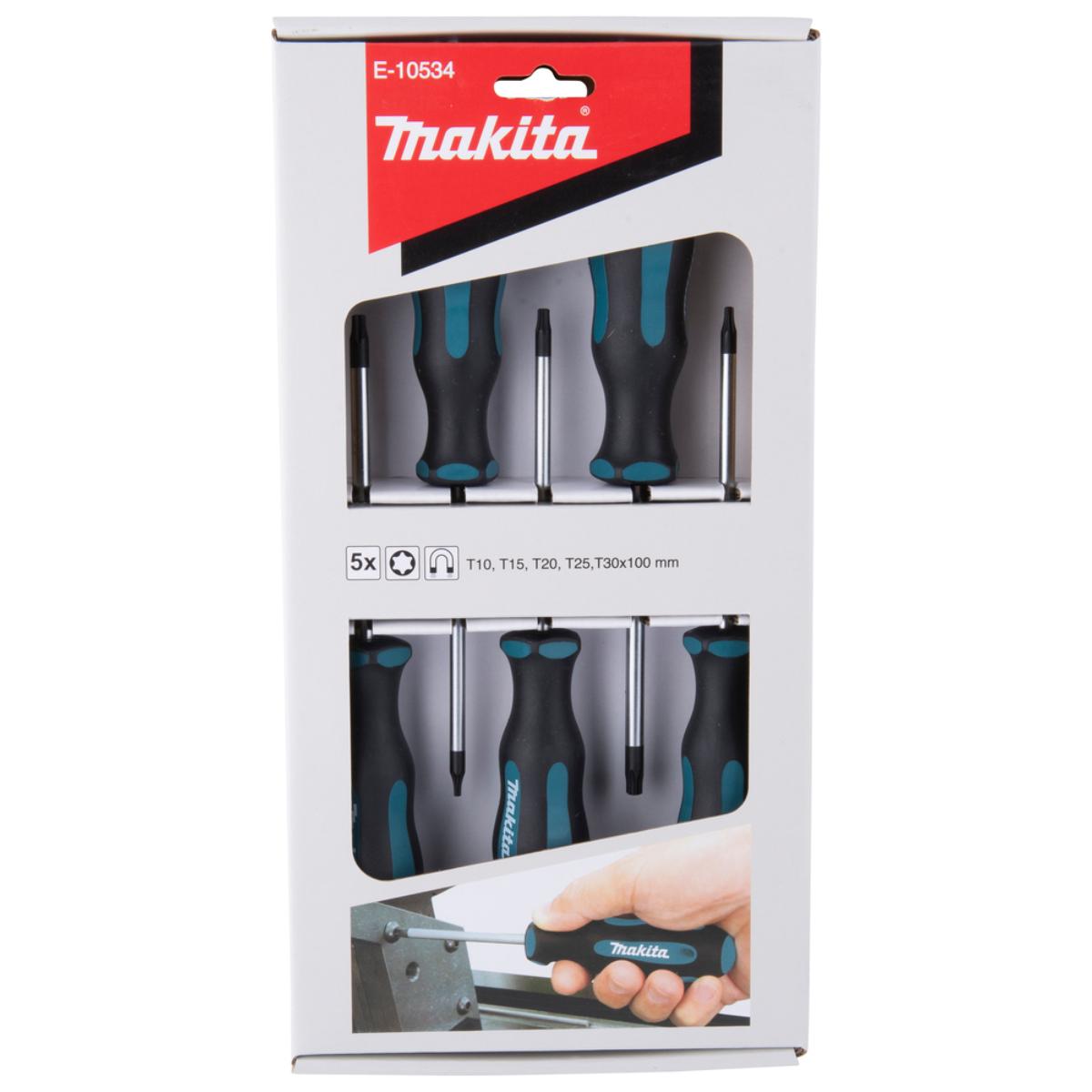 Makita Schraubendreher-Set Torx magnetisch 5-teilig 