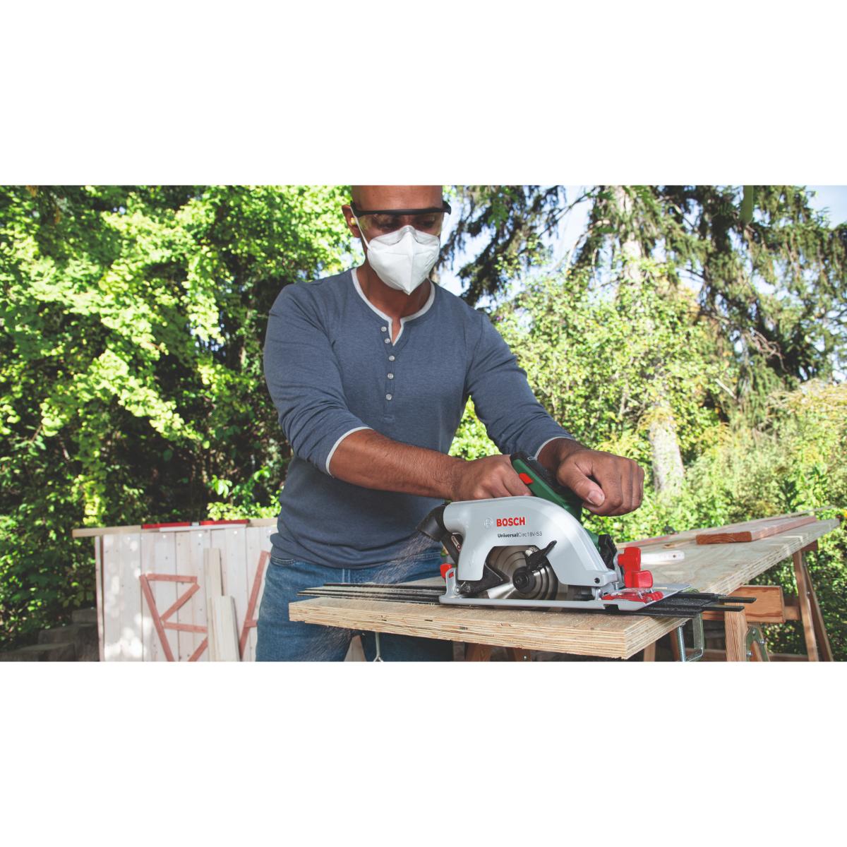 Bosch Akku-Kreissäge UniversalCirc 18V-53, 1 x Akku PBA 18V 2.5Ah