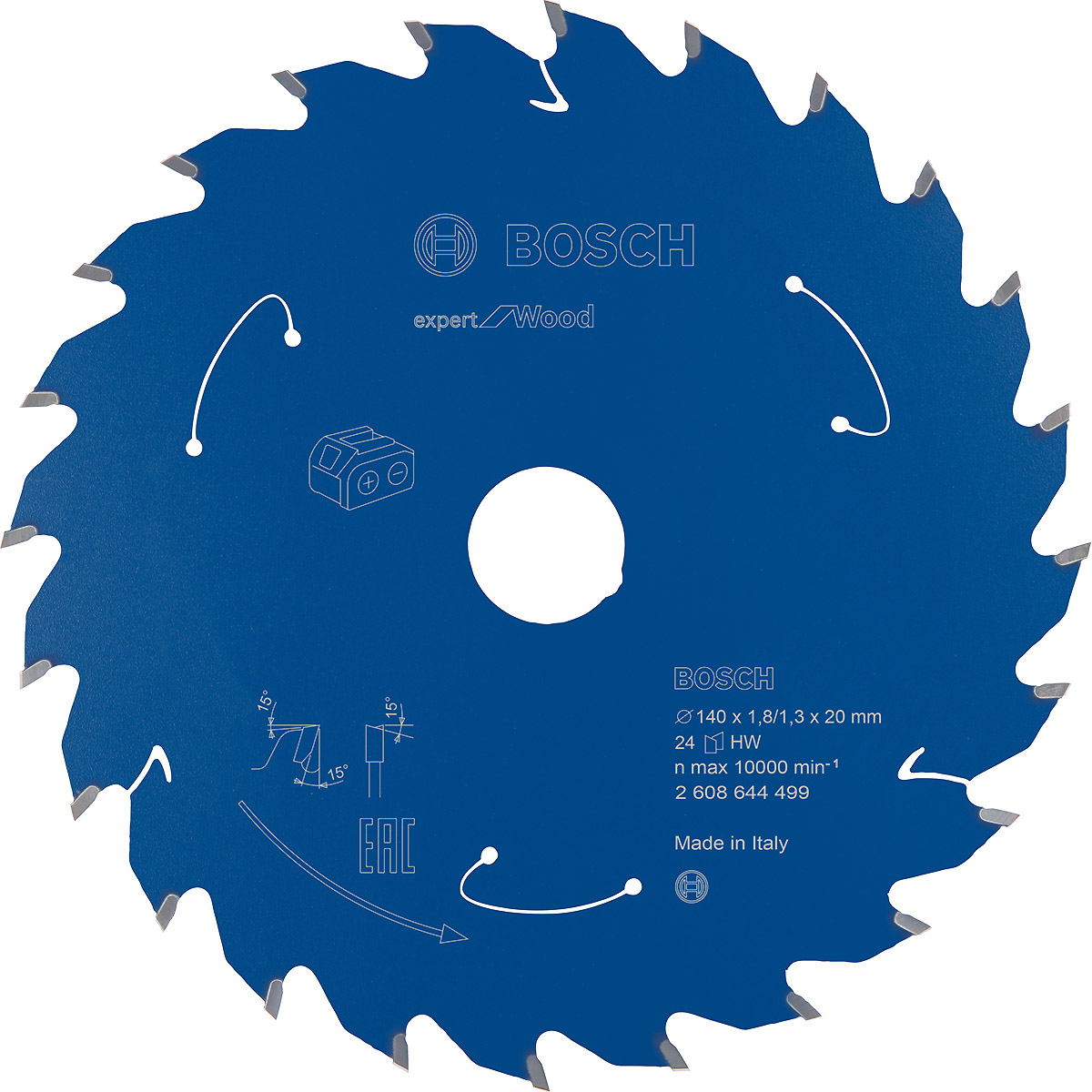 Bosch Akku-Kreissägeblatt Expert for Wood ø 140 mm