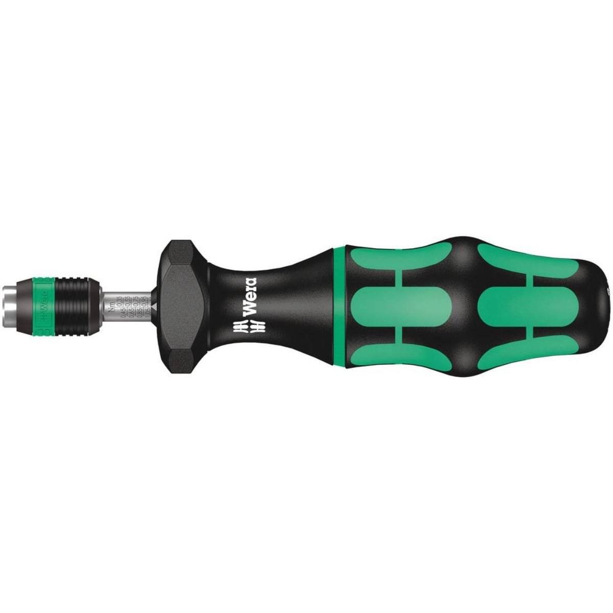 Wera Serie 7400 Kraftform Drehmomentschraubendreher (0,1-3,0 Nm) + Rapidaptor Schnellwechselfutter