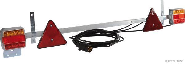 HERTH&BUSS Heckleuchtensatz, 12V, LED, universal, 7-polig