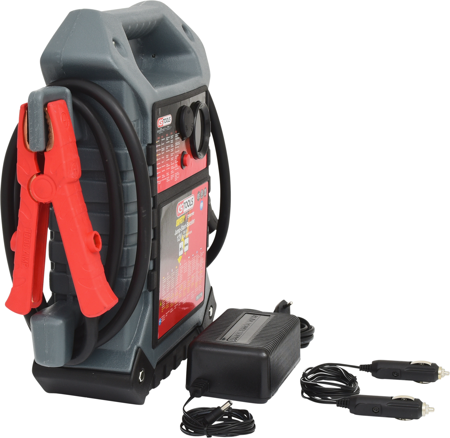 KS Tools 12 V Batterie-Booster, mobiles Starthilfegerät 700 A