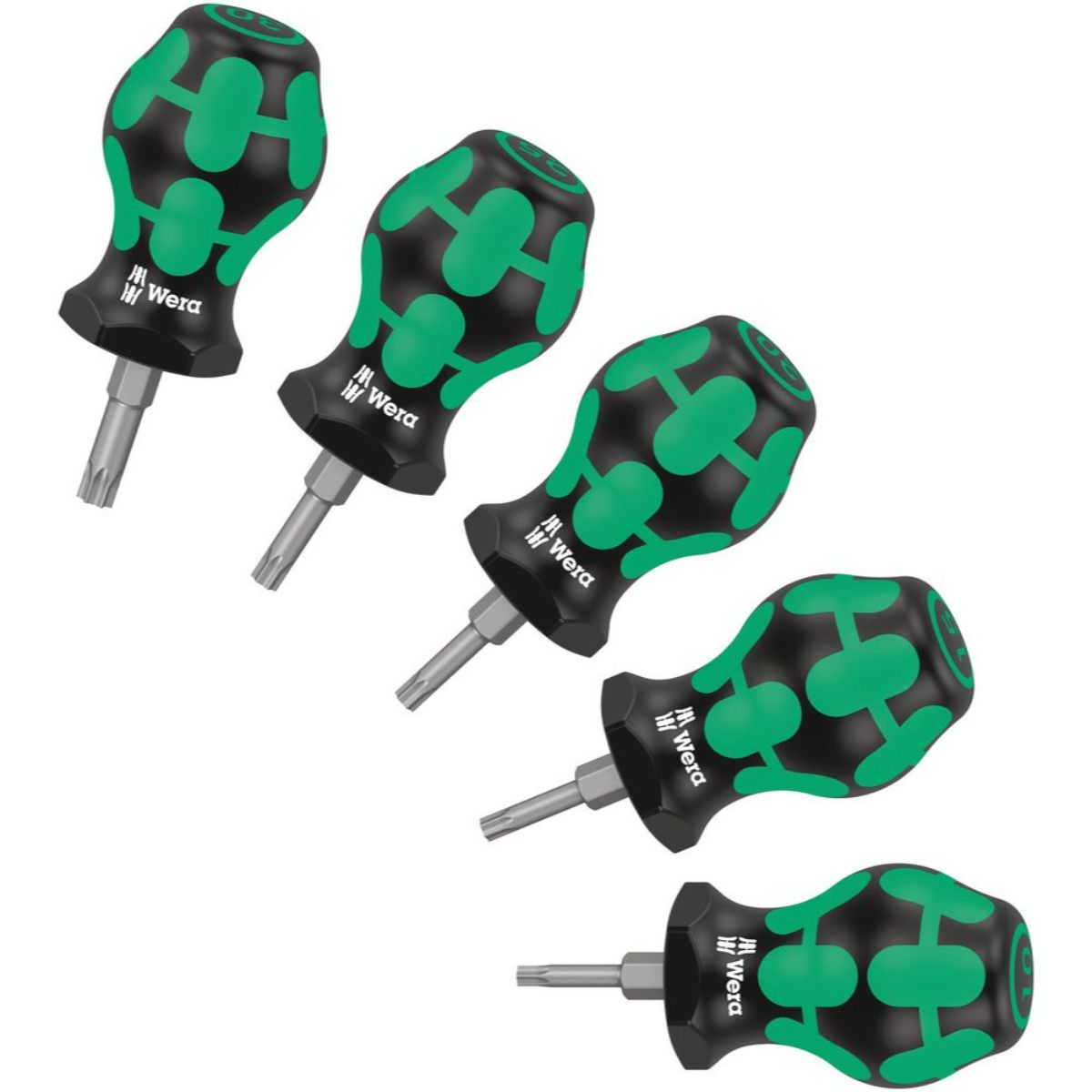Wera Stubby Set TX 1 Schraubendrehersatz TORX, 5-teilig