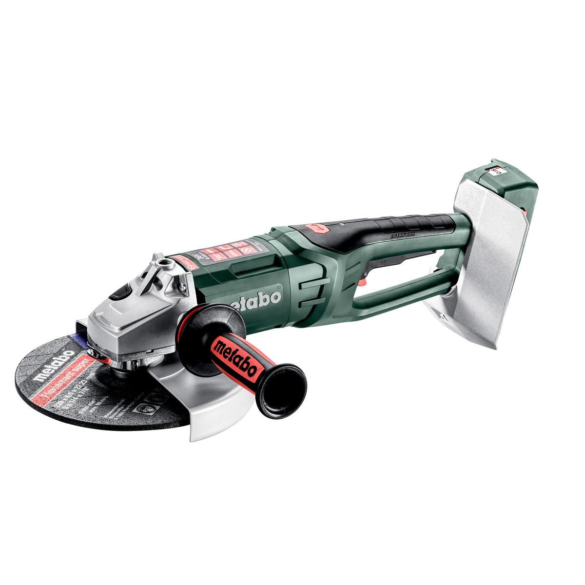 Metabo Akku-Winkelschleifer WPB 36-18 LTX BL 24-230 Quick mit Bremse, Schnellspannmutter - Kunststof