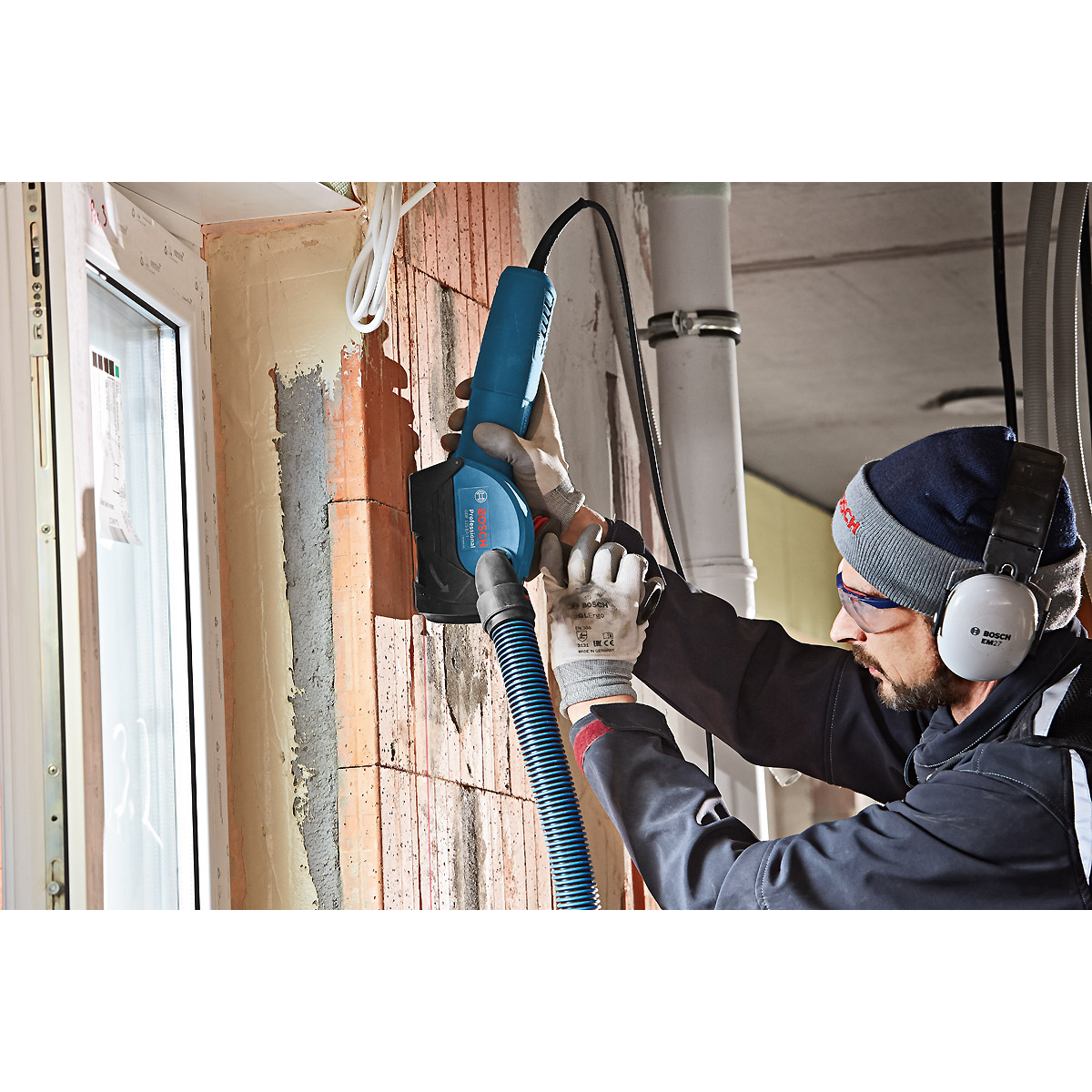 Bosch Absaughaube Easy-Adjust GDE 125 EA-T  für Winkelschleifer 