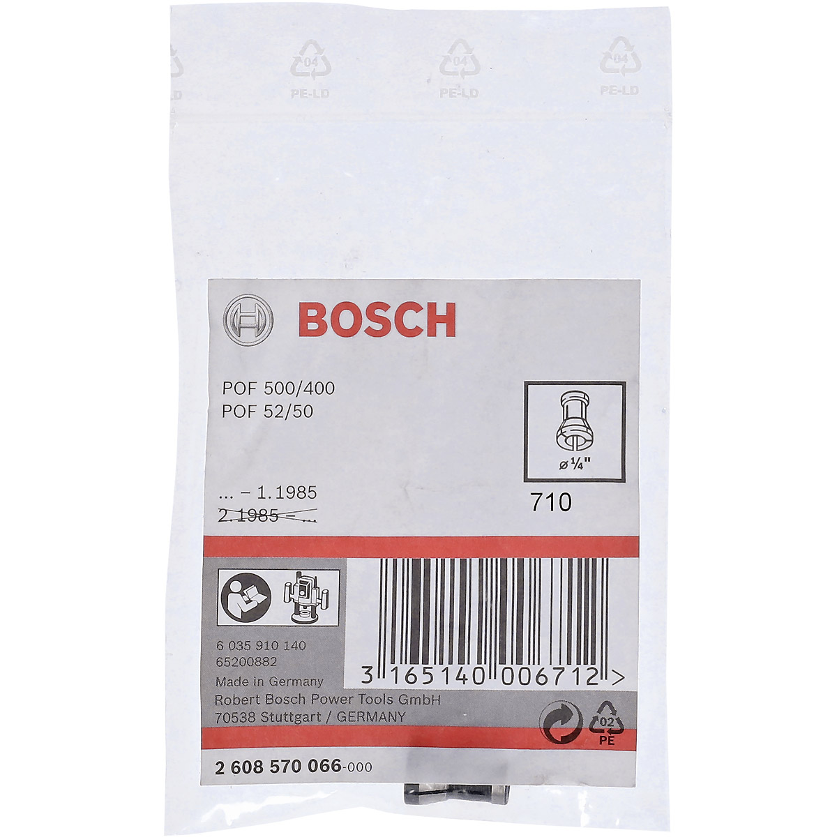 Bosch Spannzange 1/4"