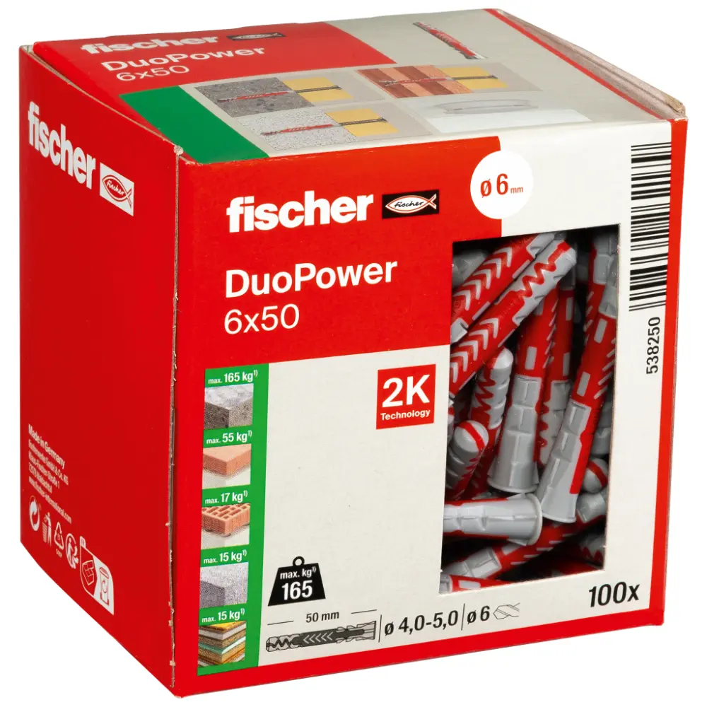 Fischer Universaldübel DuoPower 6x50