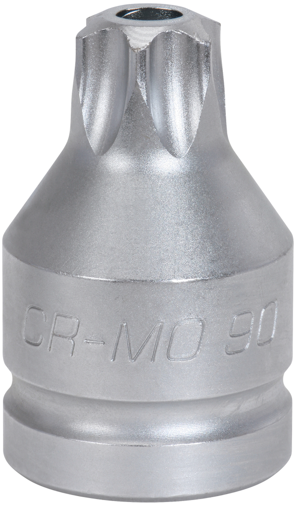 KS Tools 3/4" Kraft-Bit-Stecknuss Torx mit Bohrung, kurz