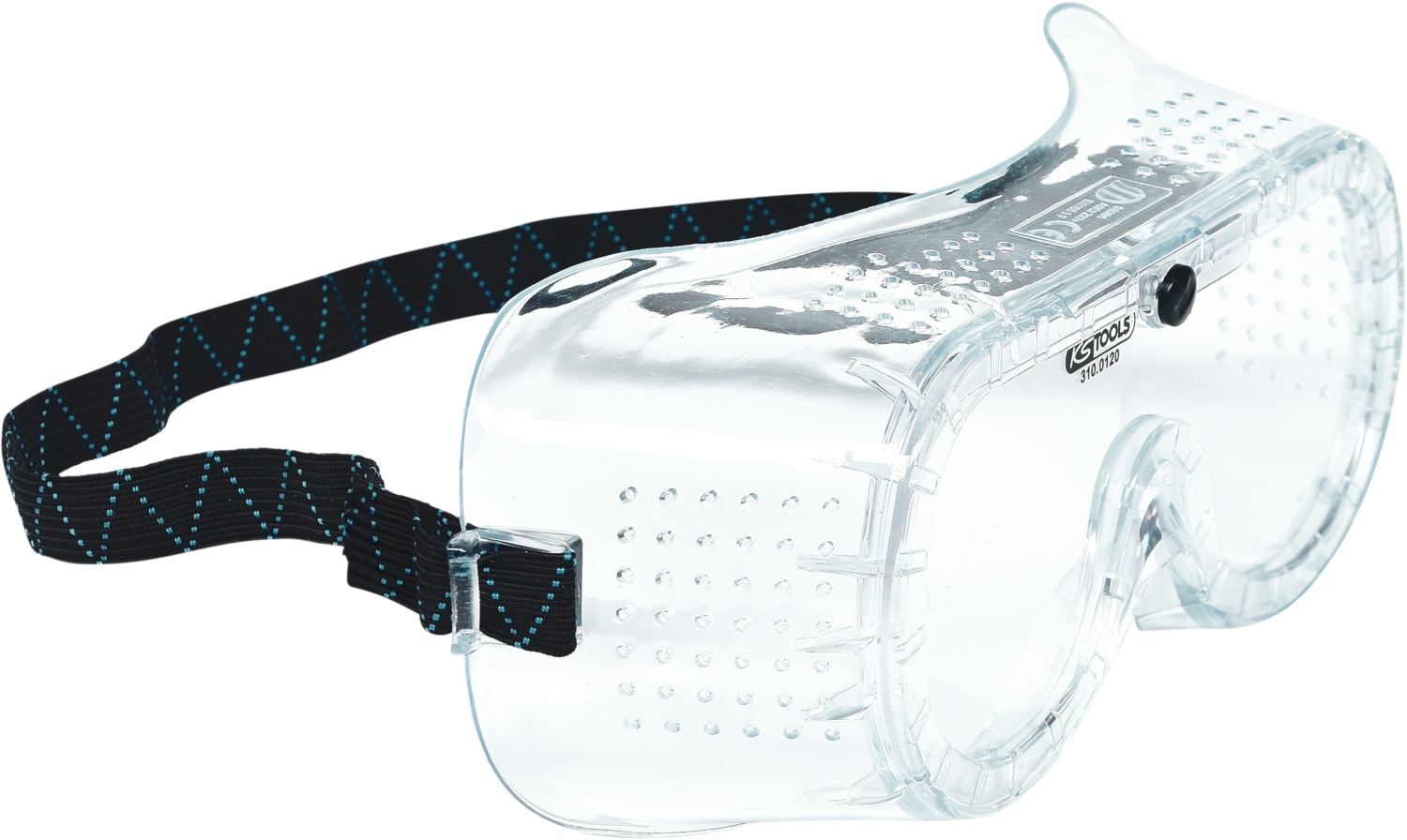 KS Tools Schutzbrille mit Gummiband-transparent, EN 166