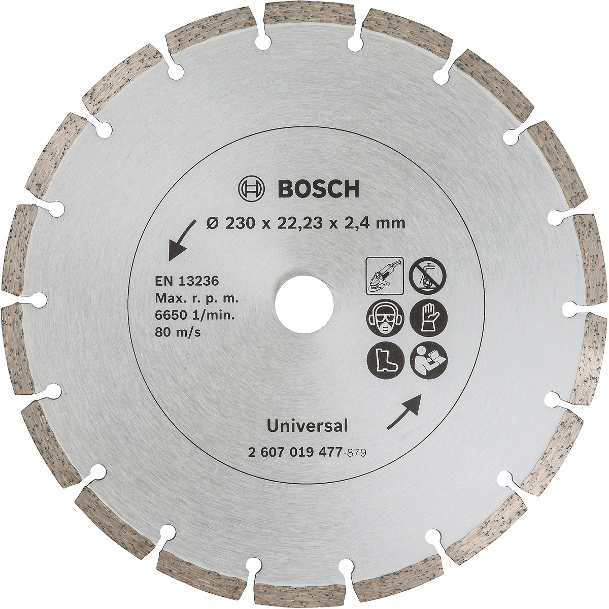 Bosch Diamanttrennscheibe für Baumaterial, Durchmesser(mm): 230, 2er-Pack