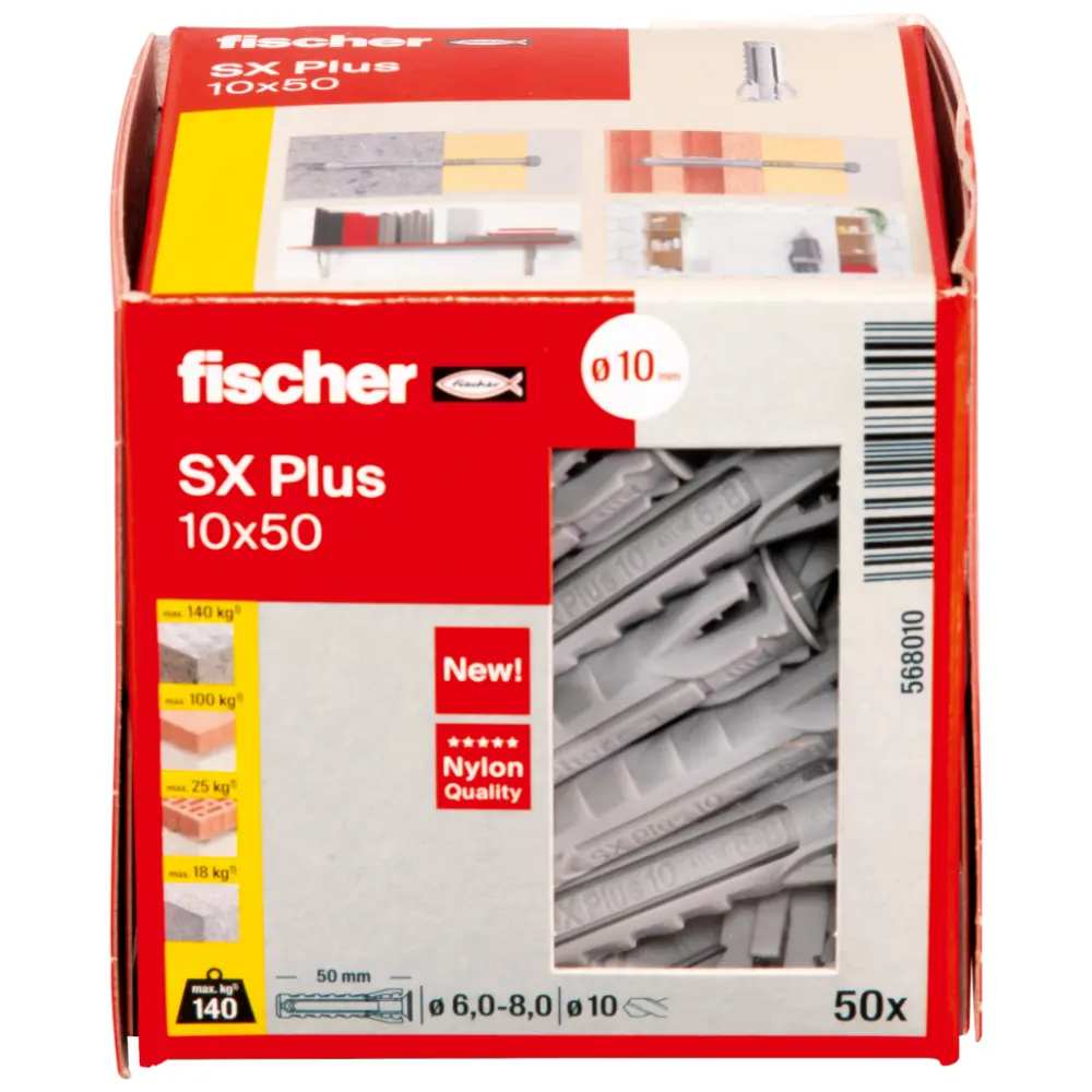 Fischer Spreizdübel SX Plus 10x50