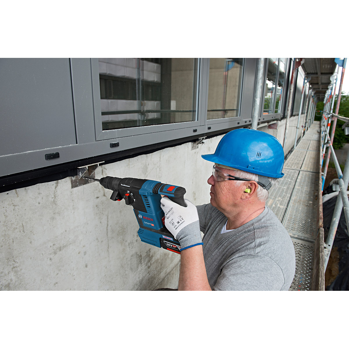 Bosch Akku-Bohrhammer mit SDS plus GBH 18V-26 F, Solo Version