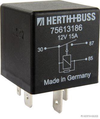 HERTH&BUSS Relais, Kraftstoffpumpe, 12 V, 15 A