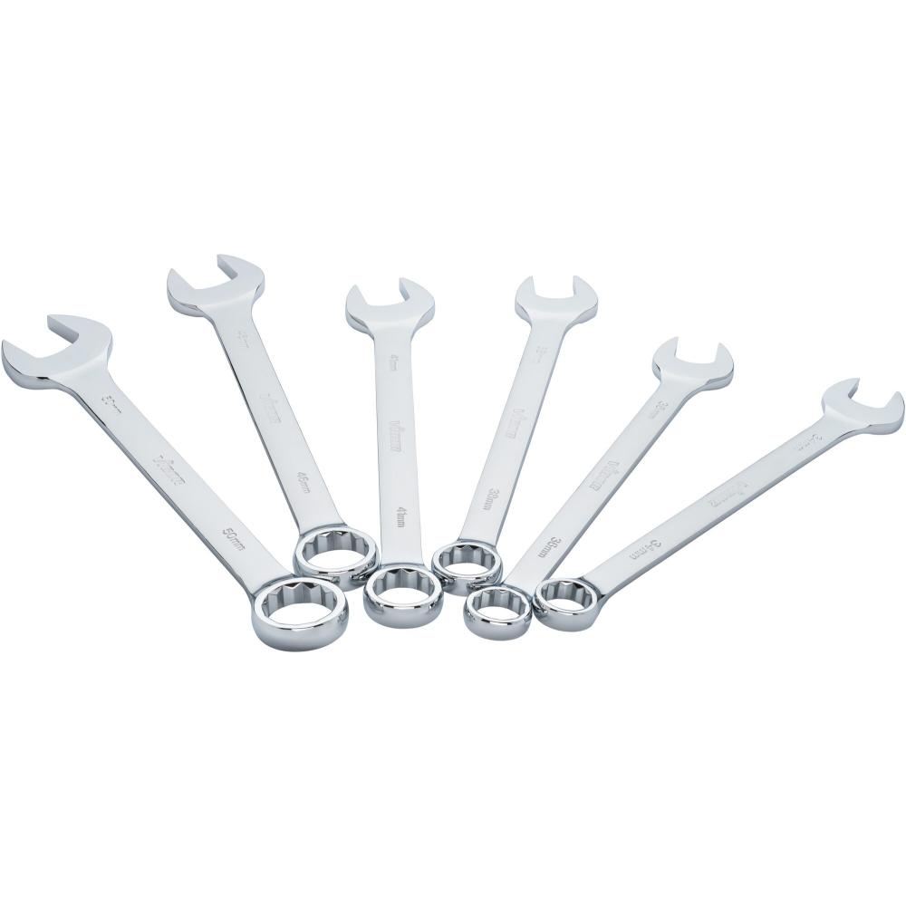VIGOR Ring-Maulschlüssel Satz - 6-teilig - 34 - 36 - 38 - 41 - 46 - 50 mm