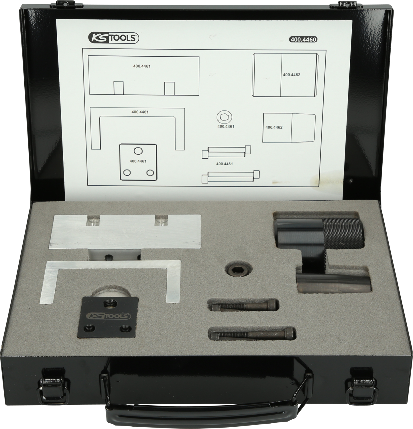 KS Tools Motoreinstell-Werkzeug-Satz für Ford - Volvo, 10-tlg