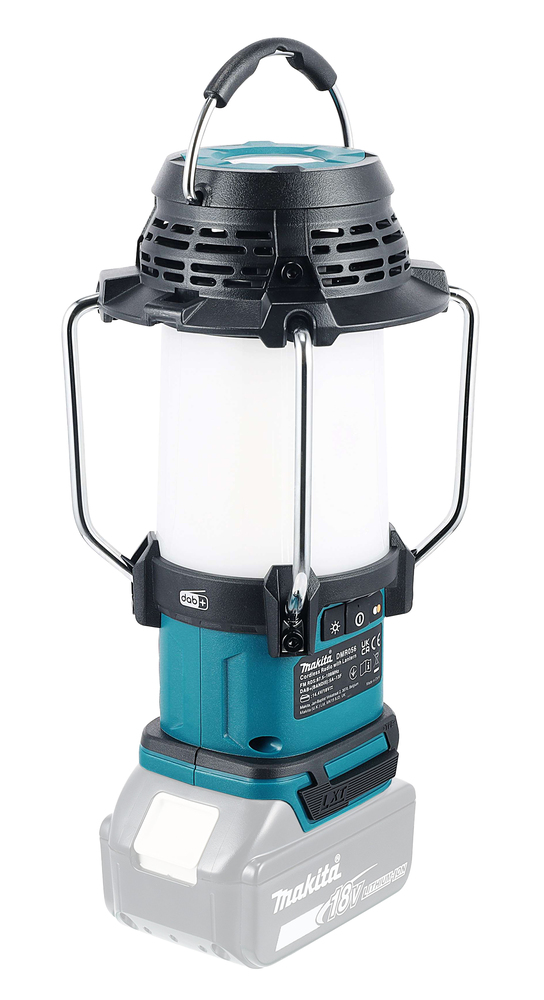 Makita Akku-Radio FM/DAB+ mit Laterne LXT 18V (ohne Akku, ohne Ladegerät) - DMR056