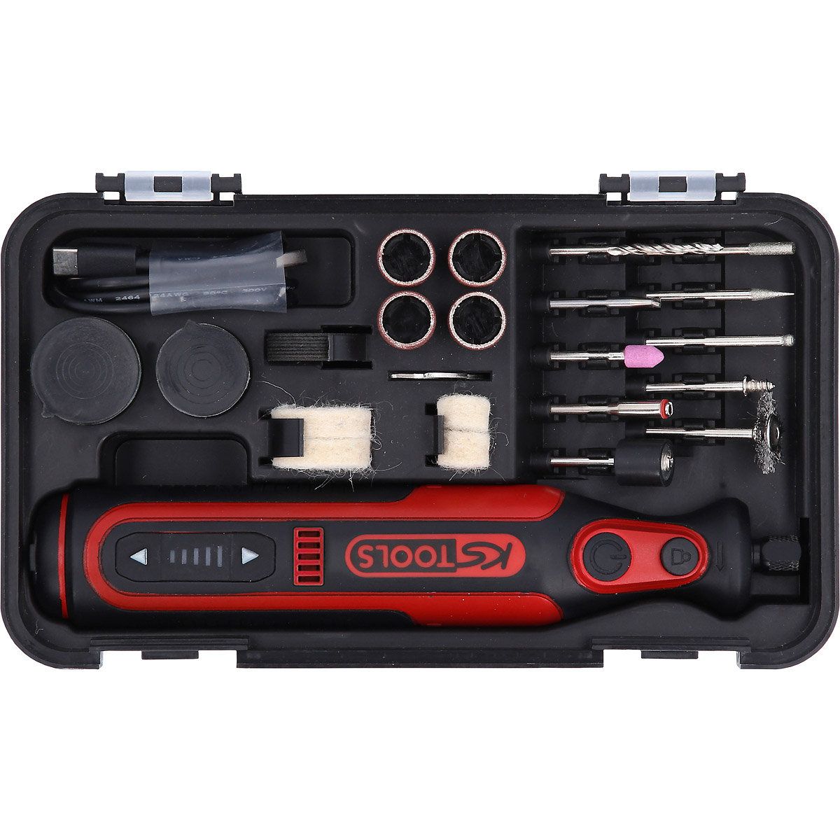 KS Tools eMONSTER Akku-Multifunktionswerkzeug-Satz mit 50 Zubehörteilen