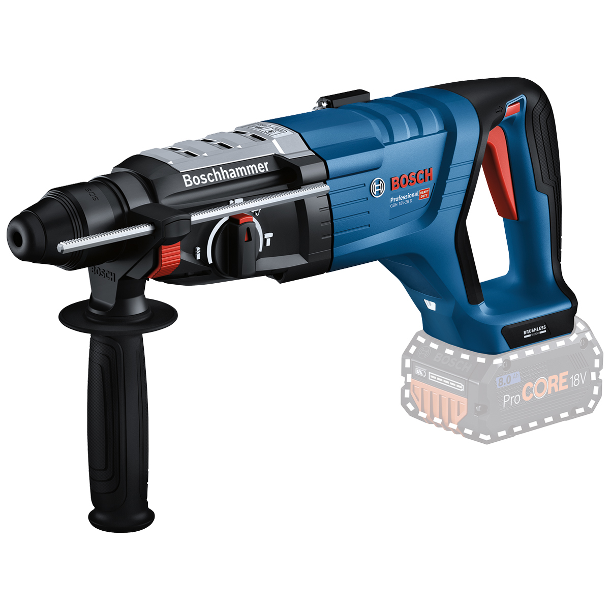 Bosch Akku-Bohrhammer GBH 18V-28 D,Karton