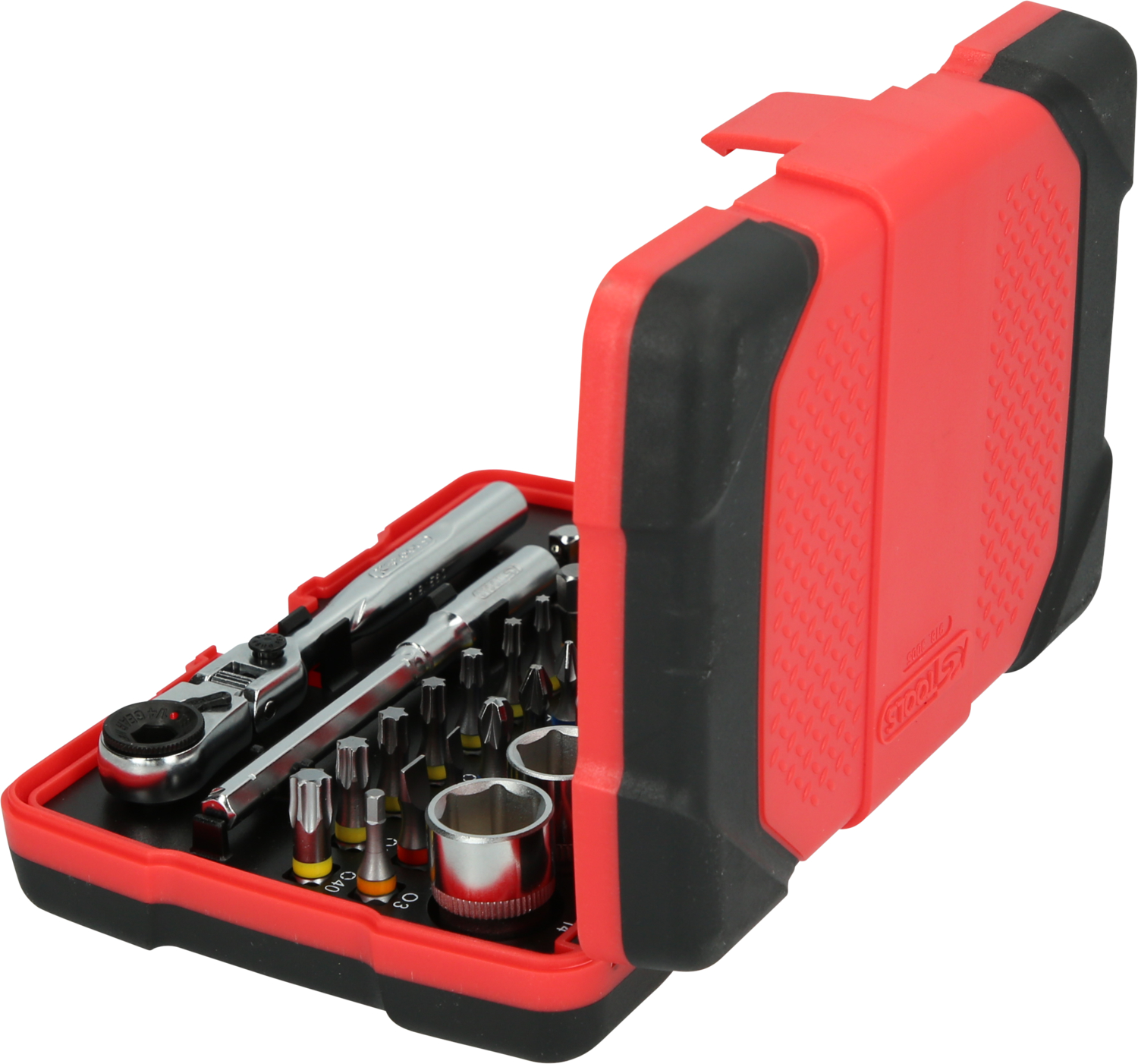 KS Tools 1/4" TORSIONpower Bit-Stecknuss-Box, 33-tlg