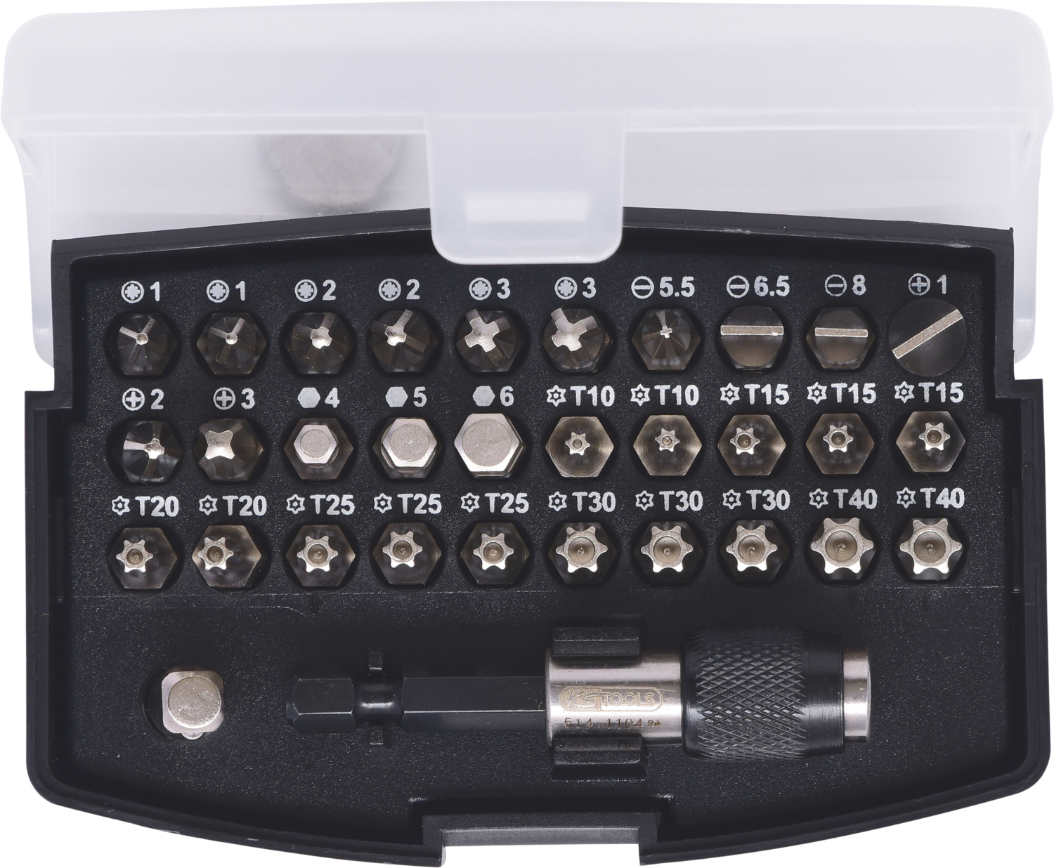 KS Tools Bit-Satz 32-tlg 1/4" Spezialstahl S2