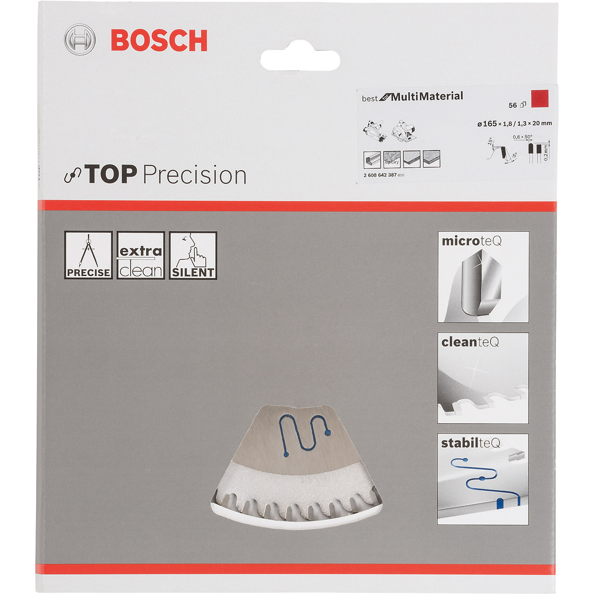 Bosch Kreissägeblatt BS MU H 165x20-56